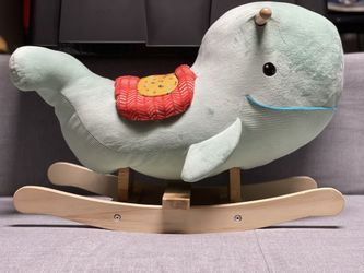 B. Toys Wooden Whale Rocker