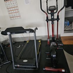 Treadmill and elliptical