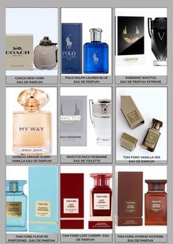 Available fragrances 🛍️