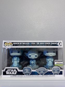 Star Wars - Anakin, Yoda, And Obi-wan Funko - GITD Amazon Excl.