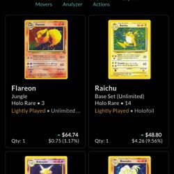 Base Set, Fossil, Jungle And Gym Heroes 