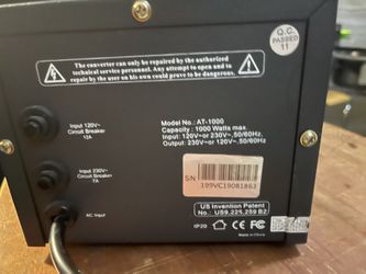 Transformador 1000 Watts / Power Converter 1000watts