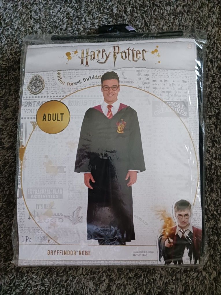 Brand New Harry Potter Adult Halloween Costume