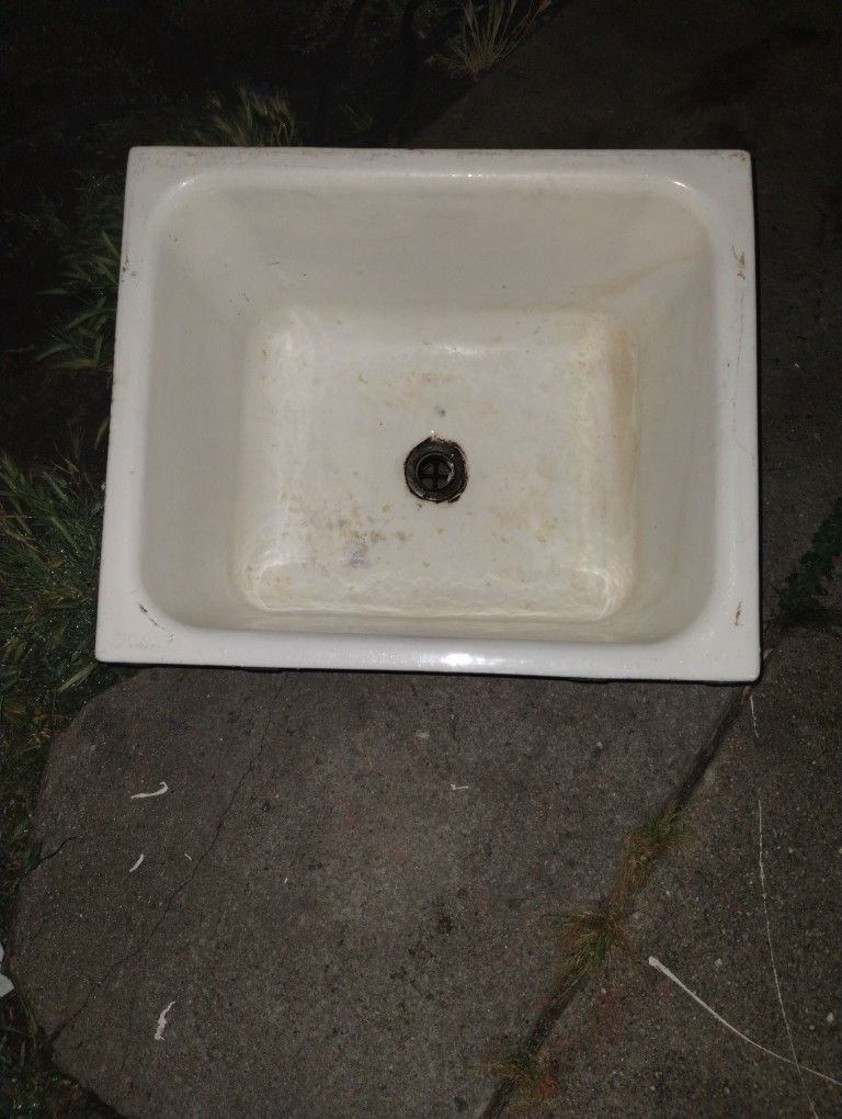 Vintage Cast Iron Sink