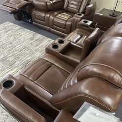 Backtrack Power Recliner Sofa And Loveseat 