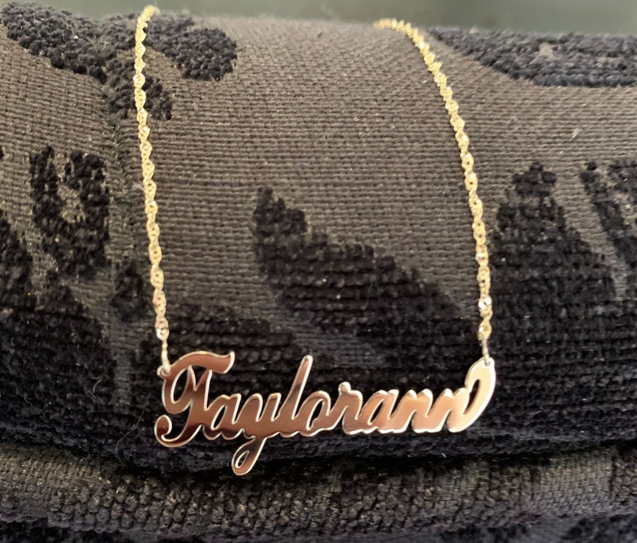 10K Gold Personalized Custom Name Necklace 