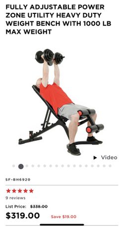 Adjustable workout bench