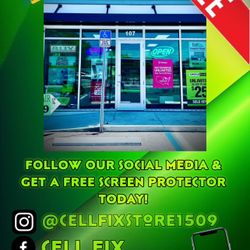 Come To Get Your Free Screen Protector 