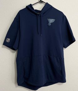 Fanatics NHL St. Louis Blues Blue Short Sleeve Hoodie Pullover XL