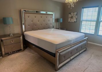 Lightly used King size master bedroom set