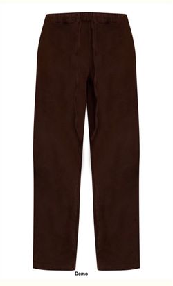 PrettyLittleThing Mid Rise Tie Waist Denim Jeans - Chocolate (UK12/Medium)