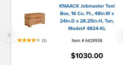 KNACK BOX / TOOL BOX