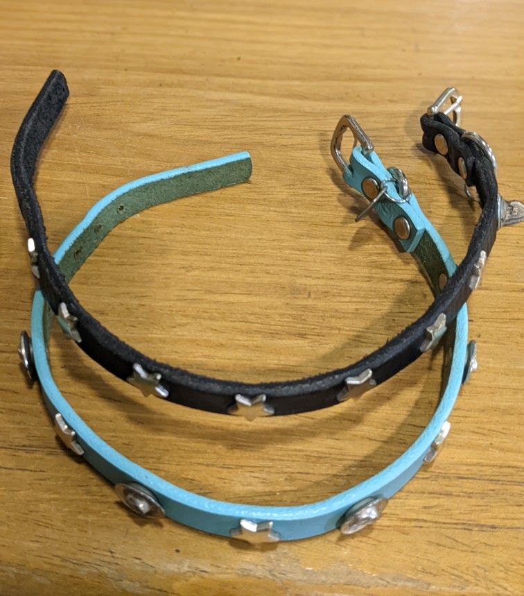 Two Dog Collars For Small Dogs