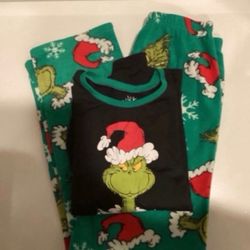 DR. SEUSS XL(14/16) MERRY GRINCHMAS PAJAMA PANTS AND SHIRT
