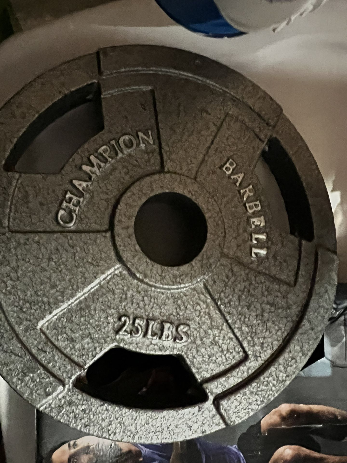 Champion - Olympic Grip Plate, 25 Ibs