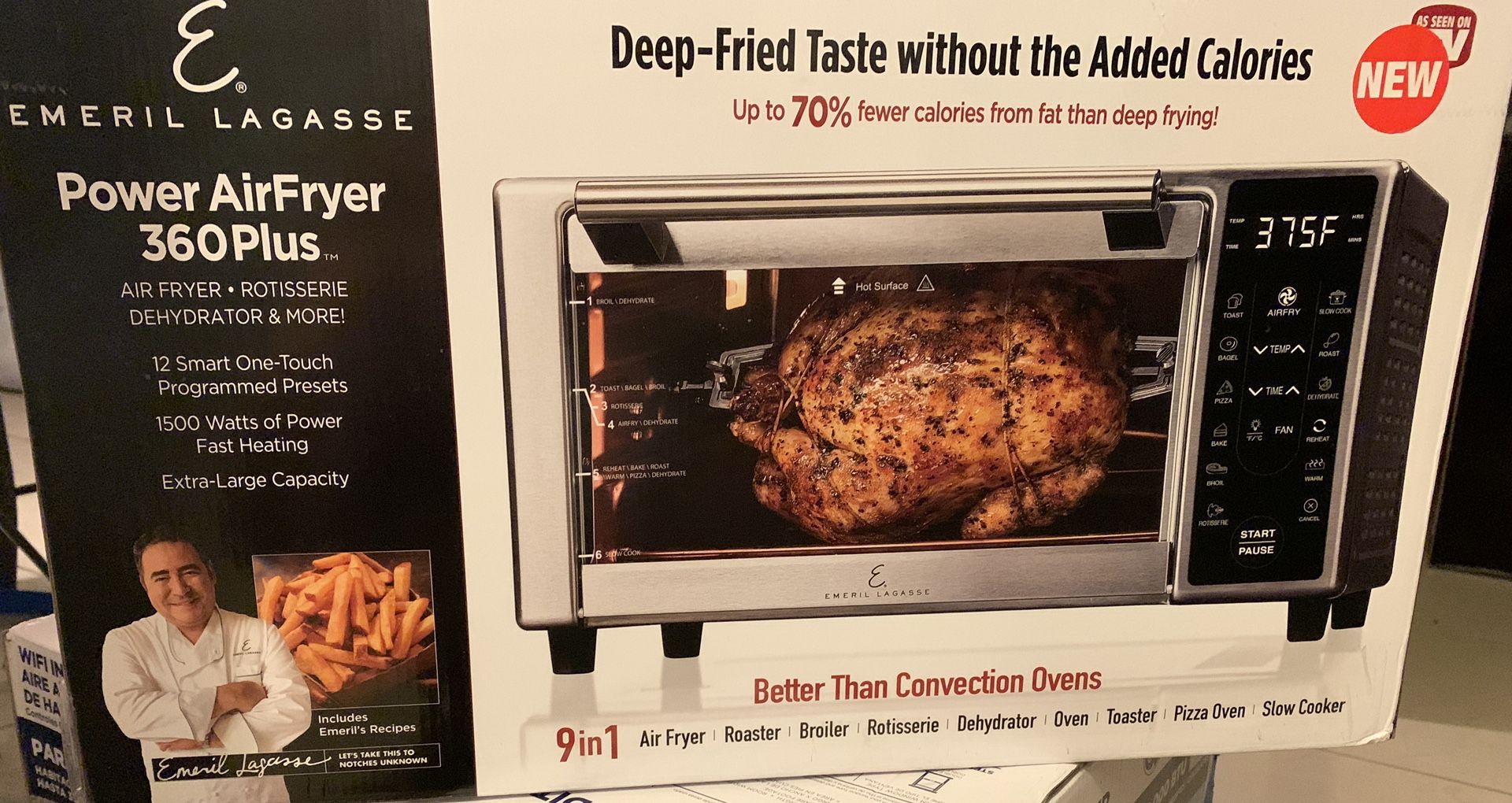 Toaster Oven Emeril Lagasse 360 Xl Air Fryer Brand New Never