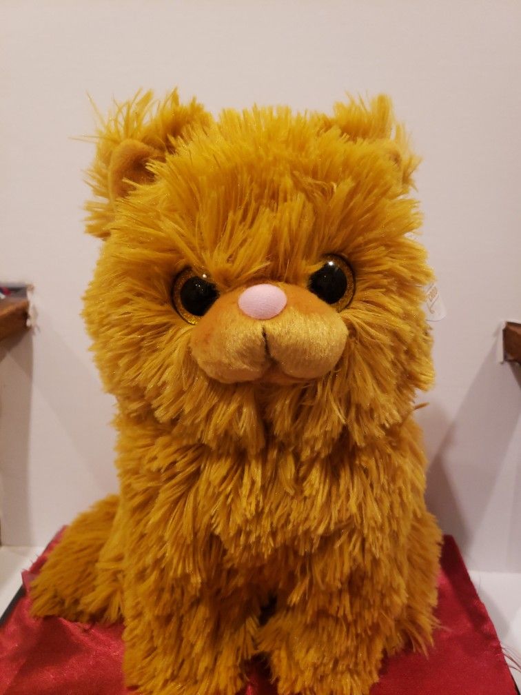Wizarding World of Harry Potter Crookshanks Hermione Gold Cat Soft Plush 12" W5