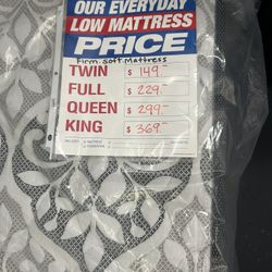 Plush Plus Twin Mattress/ Available In Different Sizes