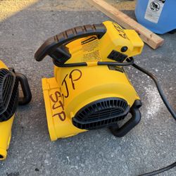 DEWALT Portable Air Mover, ‎276W 3 Speed Floor Fan, Utility Blower Fan, 1/5 HP 600 CFM Floor Dryer,