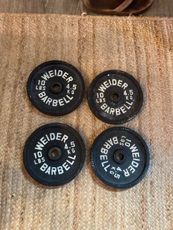 (4) 10 lb plates