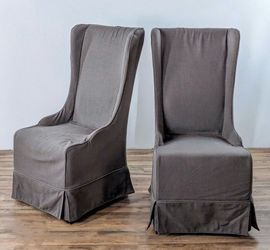 Arhaus Slipcover Dining Chairs