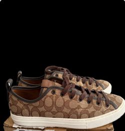 Coach original signature brown sneakers
