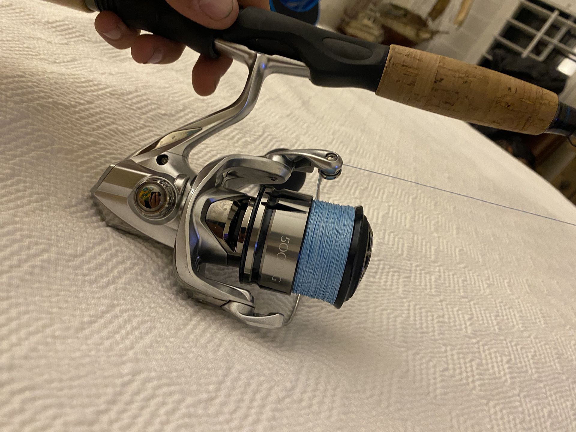 Shimano Stradic 5000 Paired With Fenwick HMG for Sale in