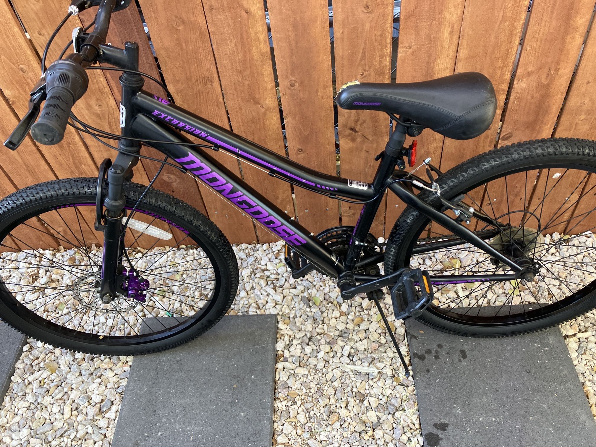 Mongoose Excursion mountain bike.