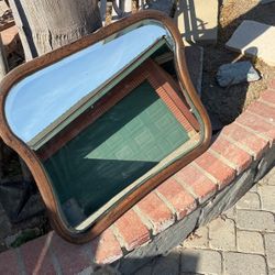Antique Beveled Mirror