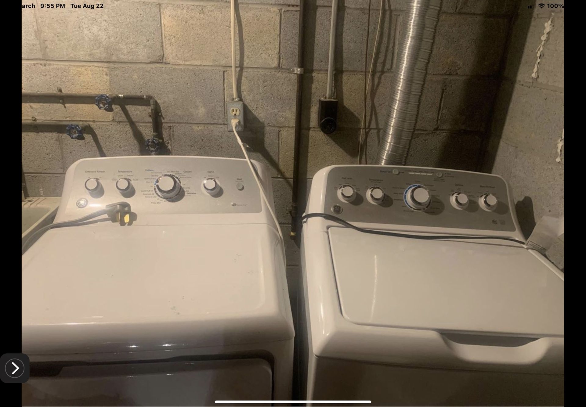 GE Washer & Dryer Set