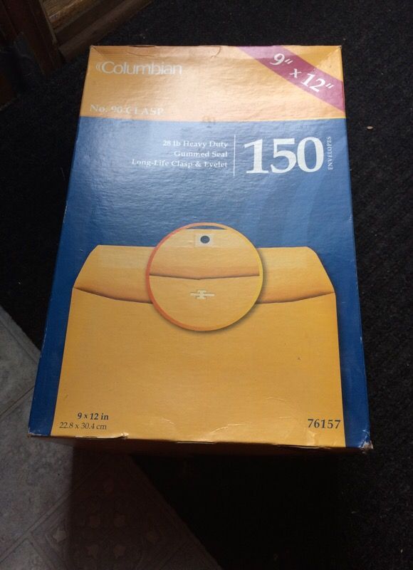 Envelopes box