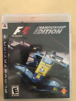 Sony PlayStation ps3 formula 1