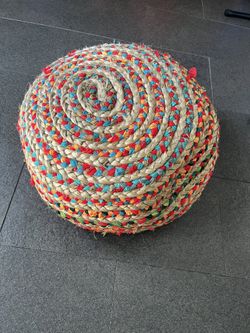 Ottoman  Round Pouf