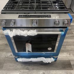Kitchen Aid 30” Gas Slide In Range Stainless Steel 