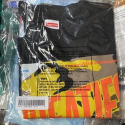 New In Bag Never Opened Supreme “Wheaton” Tee In Black Size M