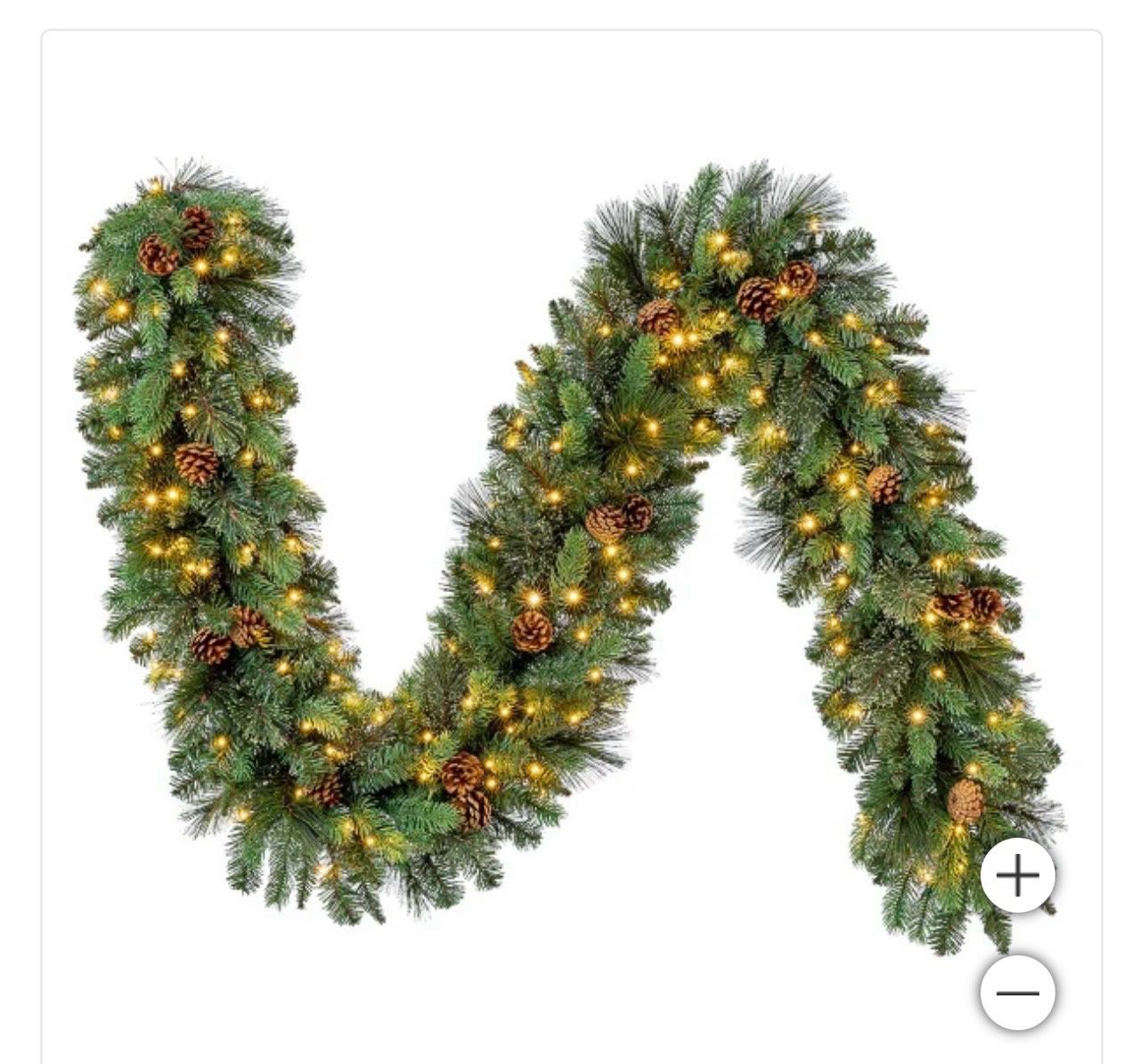 3 Gorgeous 9 Foot Prelit Garland