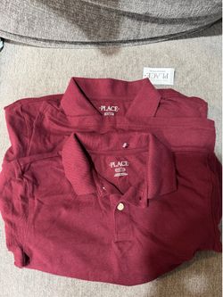 Pique polo burgandy