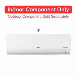 LG Indoor Unit 12,000 BTU 20 SEER2 Wi-Fi 1-Zone Ductless Mini Split Heat Pump Air Conditioner 115V