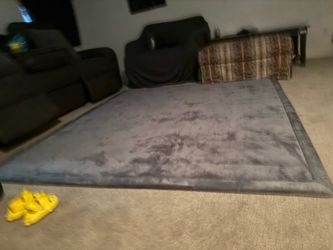 Teler Baby Play Mat, 71"x79" Memory Foam Area Rug - 1.2" Thick Playpen Mat for Toddlers and Children, Yoga Mat, Exercise Pad Mat, Carpet (Grey)  Size: