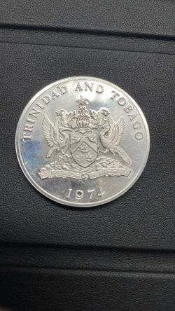 Silver Trinidad And Tobago Coin 