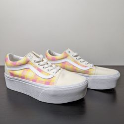 Women's Size 7 - VANS Old Skool Stackform Pastel Picnic