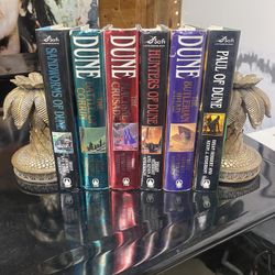 Holiday $pecial!!! DUNE: 6 Novel Set (all First Edition Hard Covers - Written by Brian Herbert)