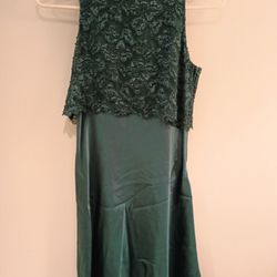 Vintage Steppin' Out Green Mini Dress Size 5/6