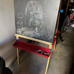 Melissa & Doug Deluxe Wooden Art Easel 