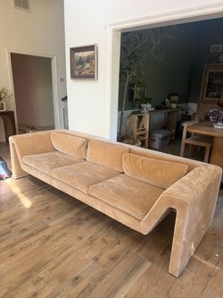CB2 Tan Sofa