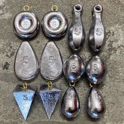 Pyramid, Bank, Bell, Disc, No-Roll, and Egg Weights (Pricing and Location in Description)