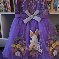 Flower Bunny Tulle Dress