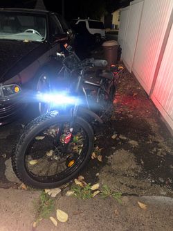 Black Fat Tire Electric eBike