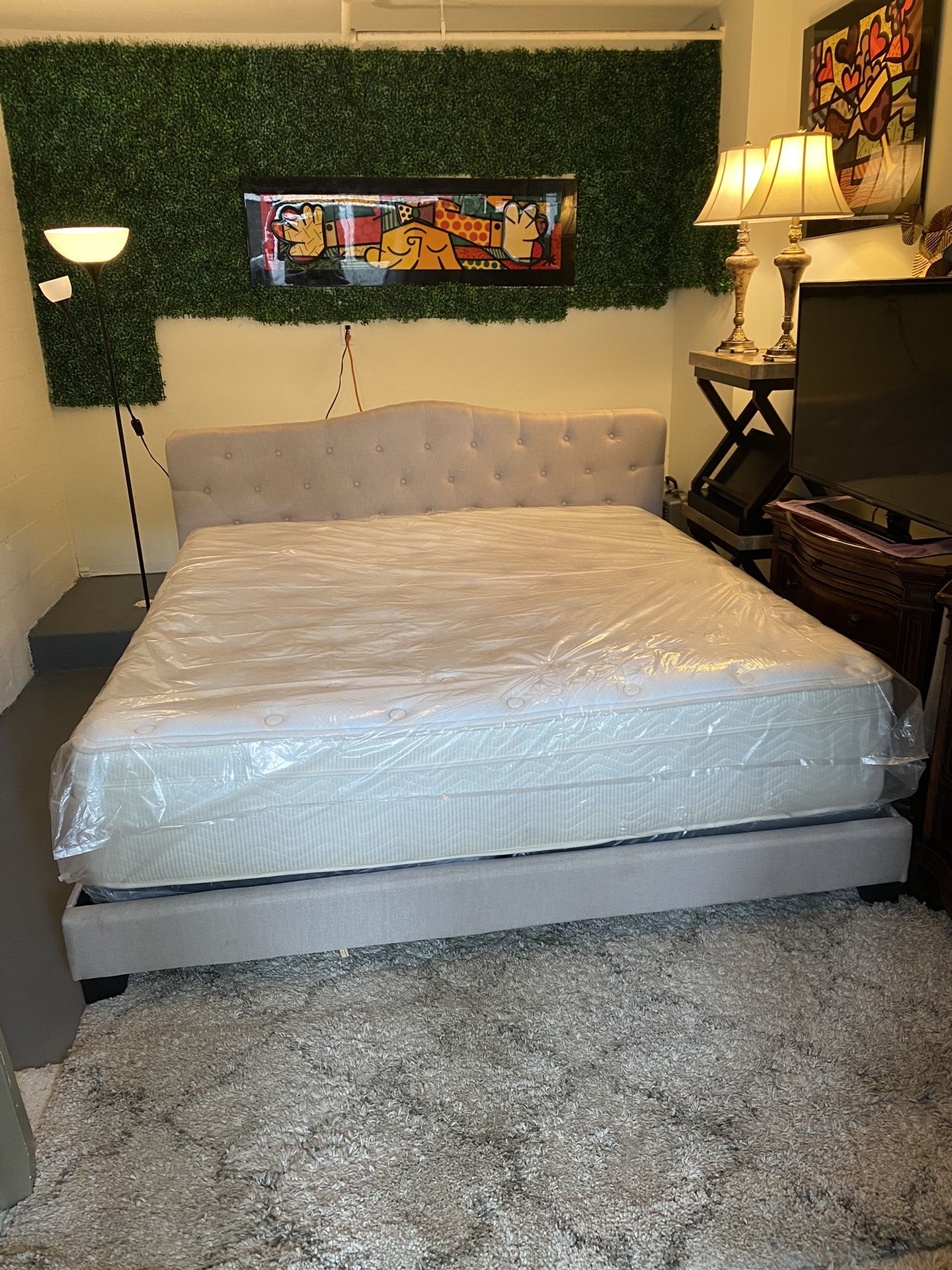 King Bed Frame And Mattress