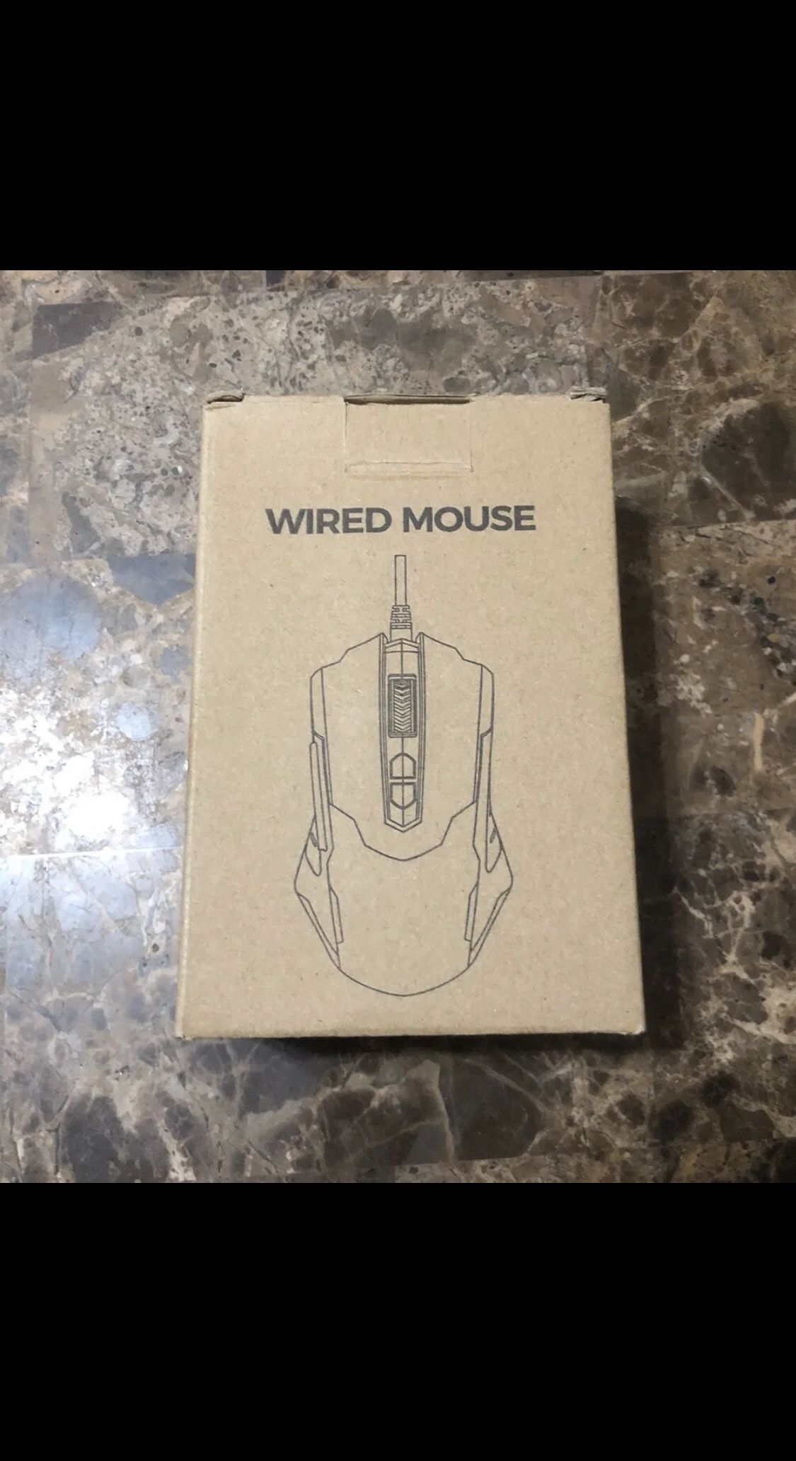 PICTEK T7 B-NEW Wired Gaming Mouse Black RGB Chroma Backlit Programmable Buttons